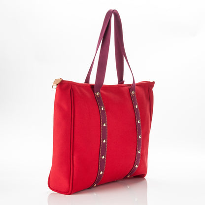 Louis Vuitton Antigua Cabas GM Red 3 of 13
