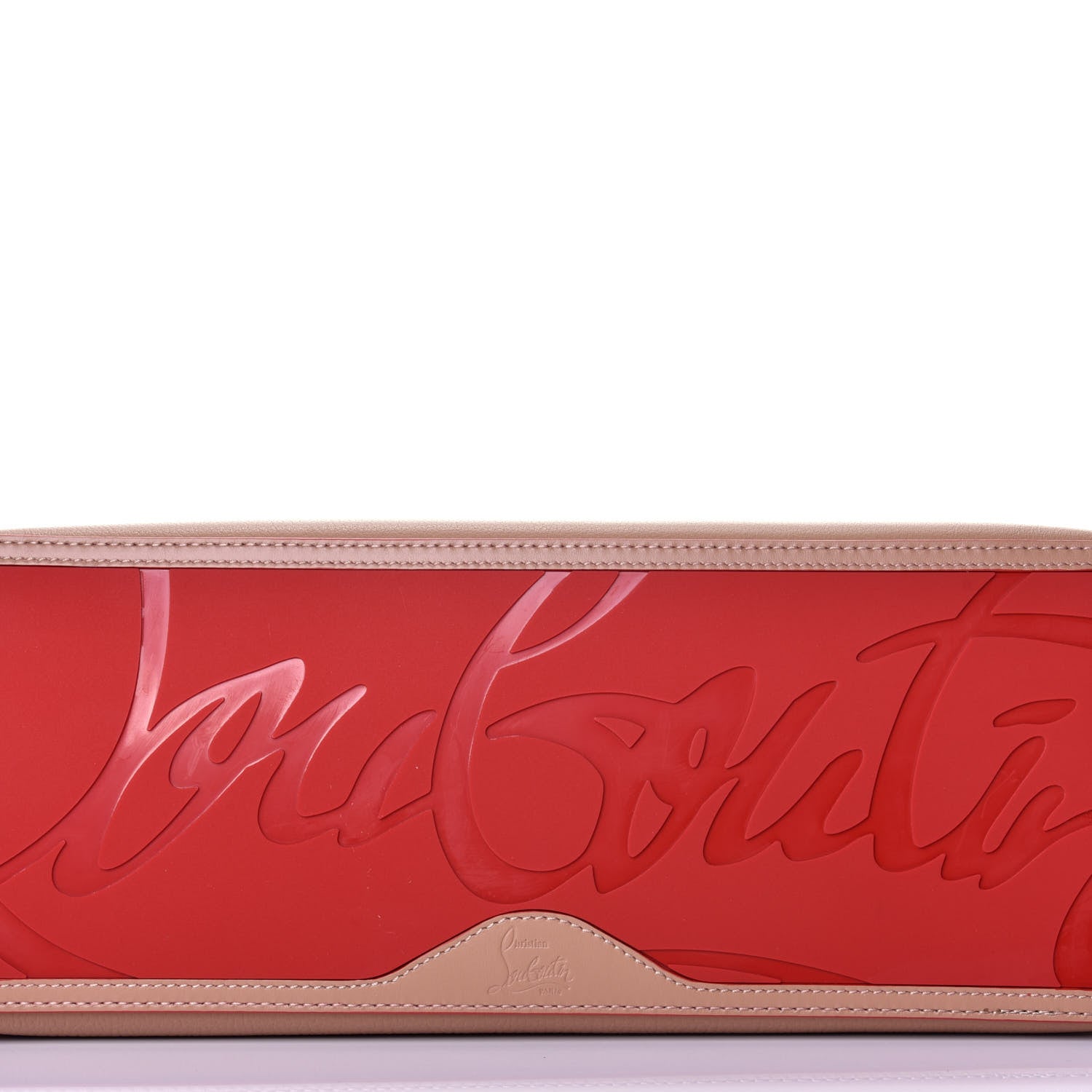 Christian Louboutin Calfskin Spikes East West Cabata Tote Nude 9 of 10