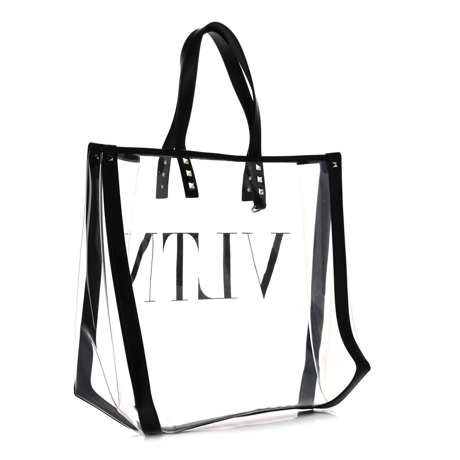 Valentino Garavani Plexy VLTN Shopping Bag Transparent 6 of 12