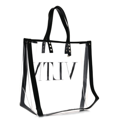 Valentino Garavani Plexy VLTN Shopping Bag Transparent 6 of 12