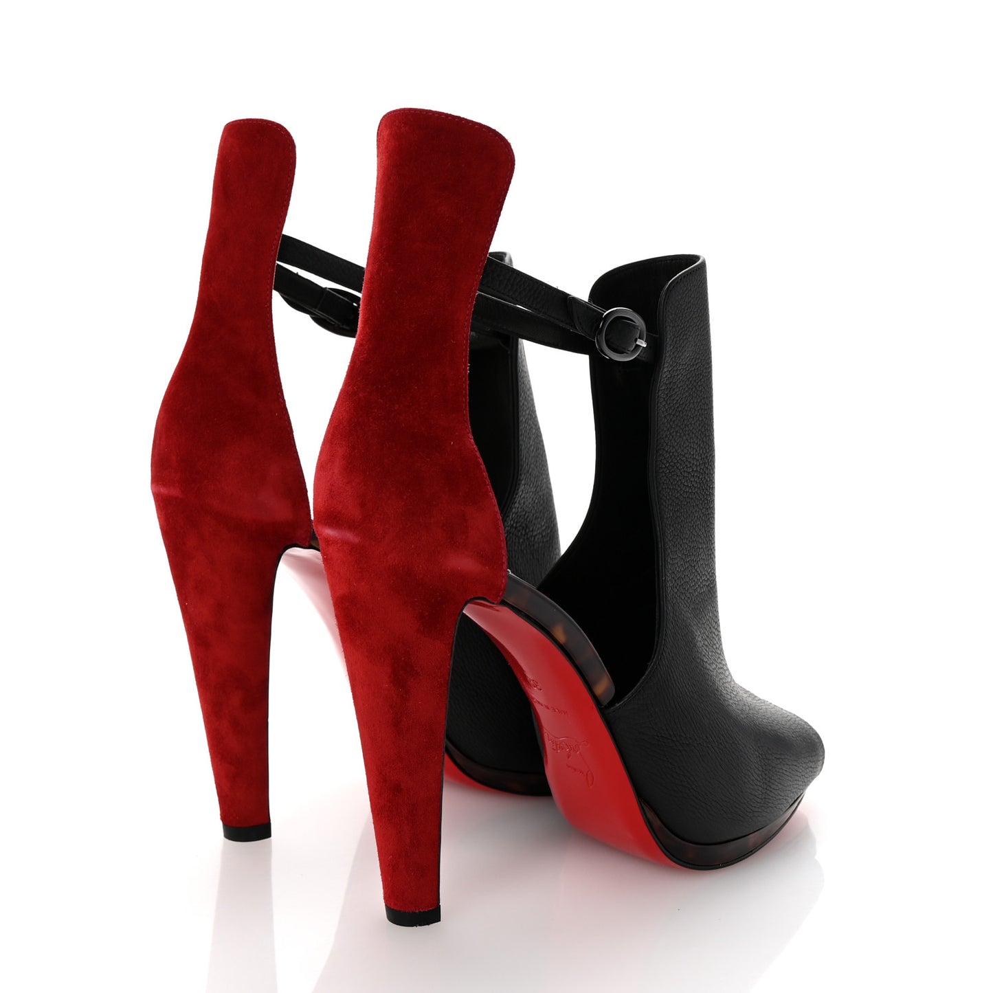 Morphee Calfskin Suede Barbara 120 Peep Toe Pumps 39 Version Testa Di Moro