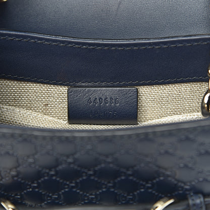 Gucci Microguccissima Mini Emily Chain Shoulder Bag Blue 7 of 10