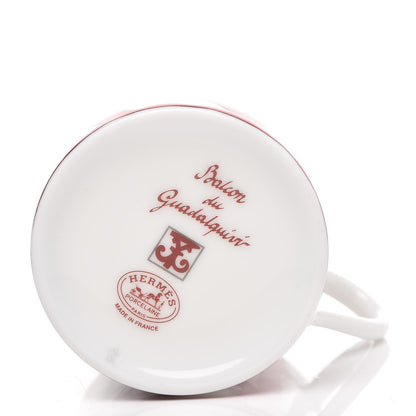 Hermes Porcelain Balcon du Guadalquivir Tea Cup and Saucer Set of 2 7 of 11
