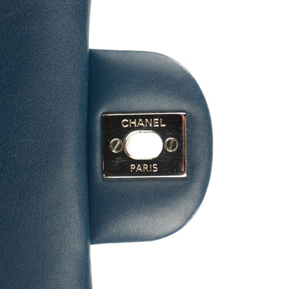 Chanel Patent Calfskin Quilted Mini Rectangular Flap Navy Blue 7 of 9