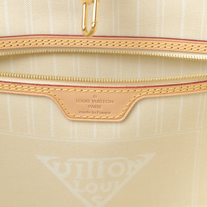 Louis Vuitton Monogram Giant By The Pool Neverfull MM Blue 6 of 9