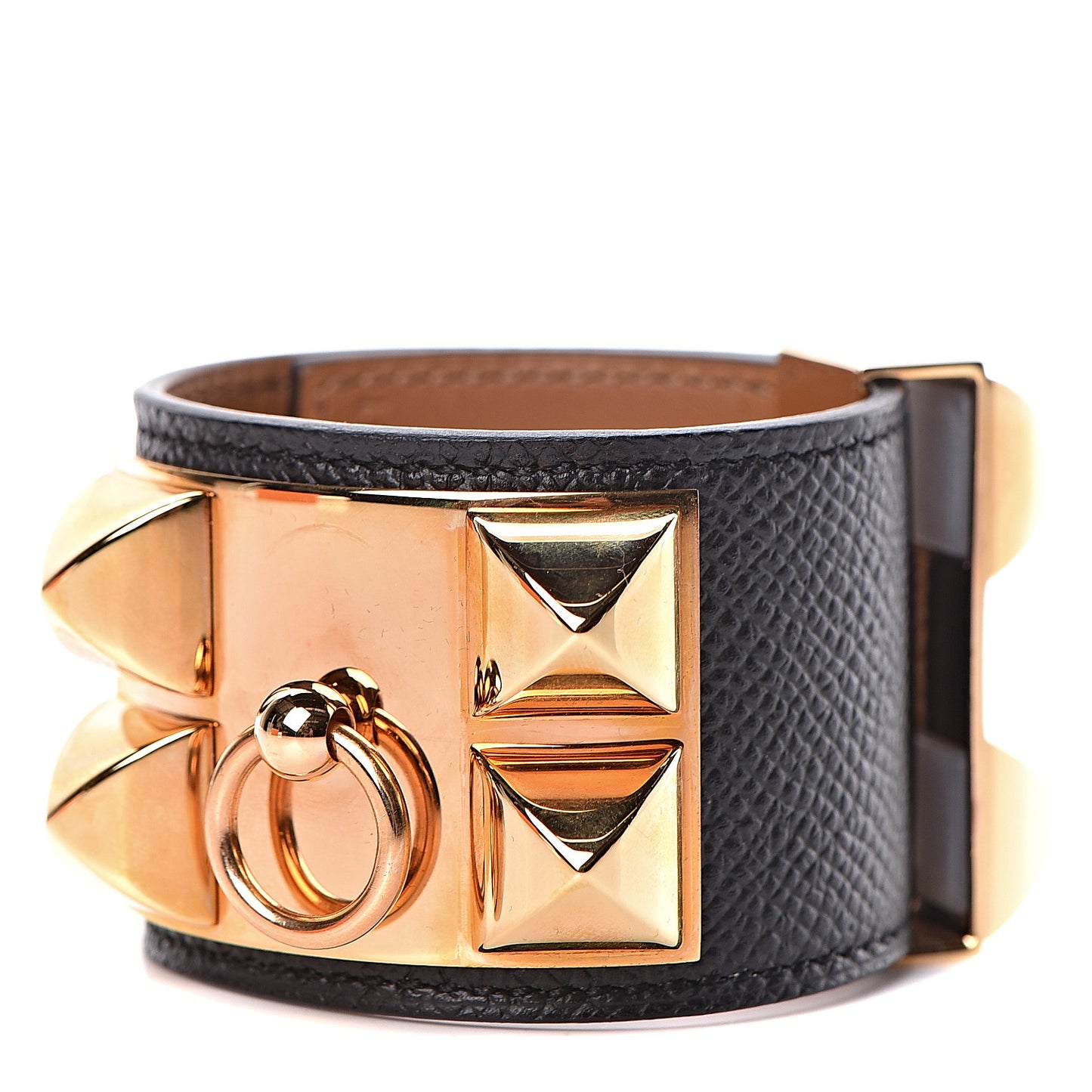 Epsom Collier de Chien CDC Bracelet XS Black