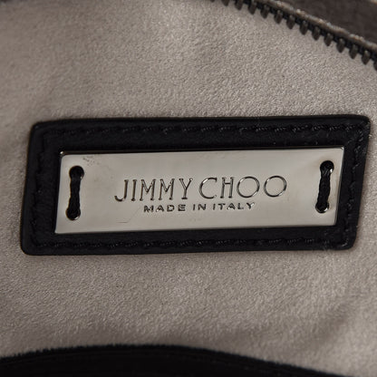 Jimmy Choo Metallic Pebbled Calfskin Hobo Silver 6 of 9