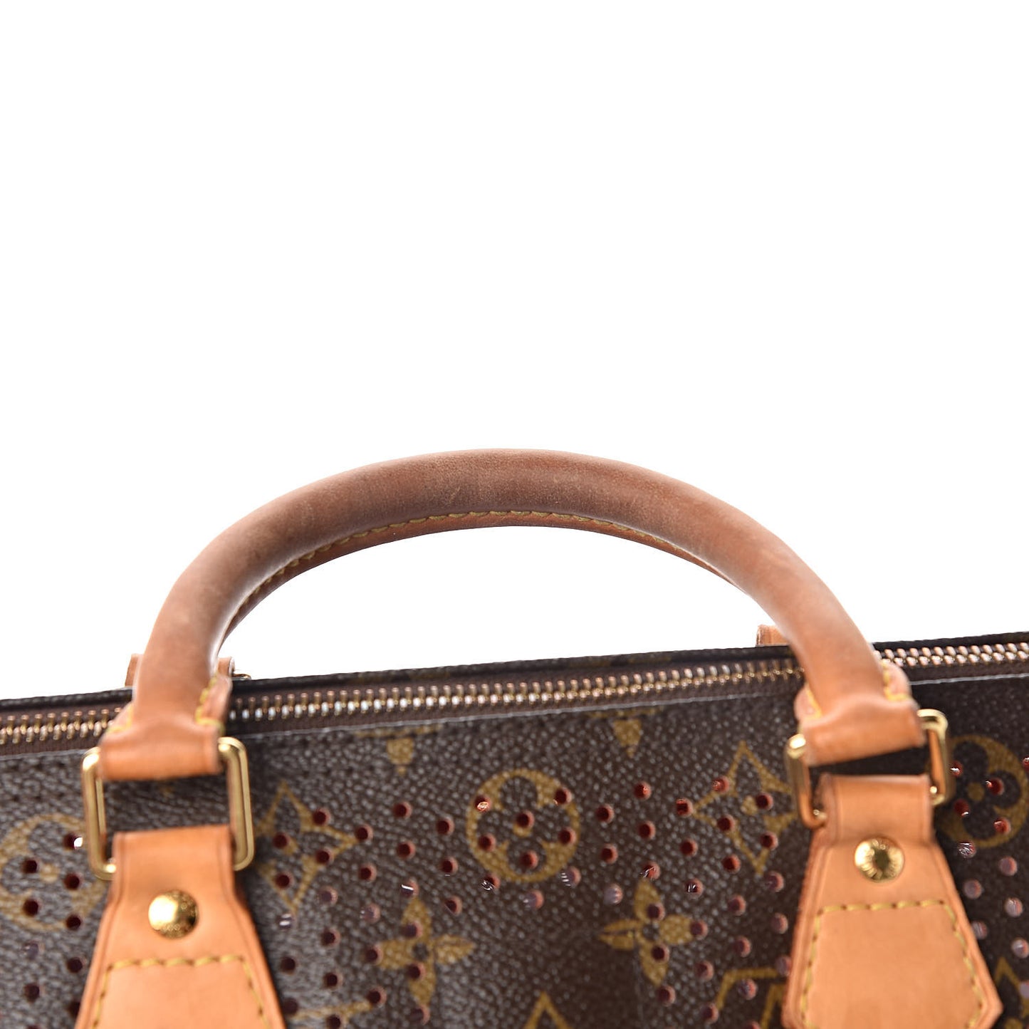 Monogram Perforated Speedy 30 Orange