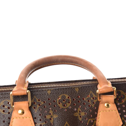 Louis Vuitton Monogram Perforated Speedy 30 Orange 9 of 14