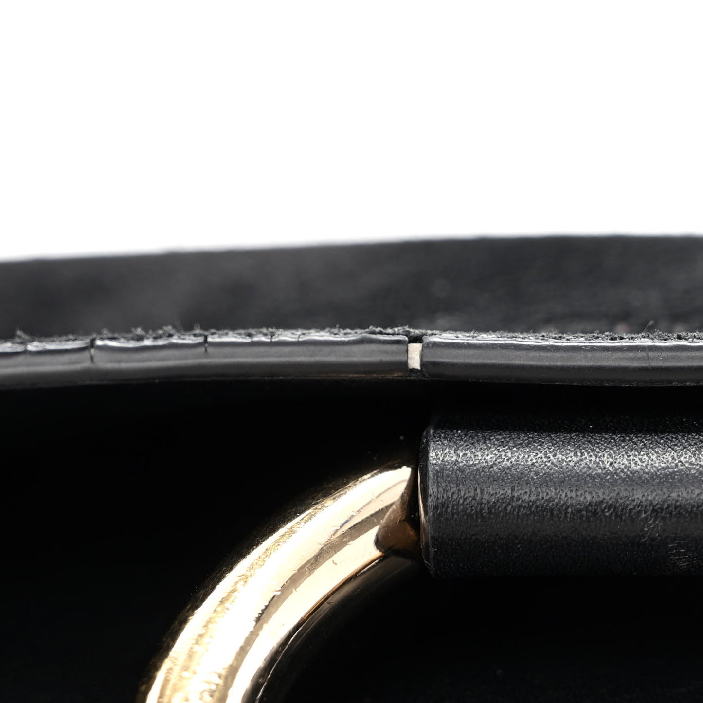 Suede Calfskin Small Faye Shoulder Bag Black