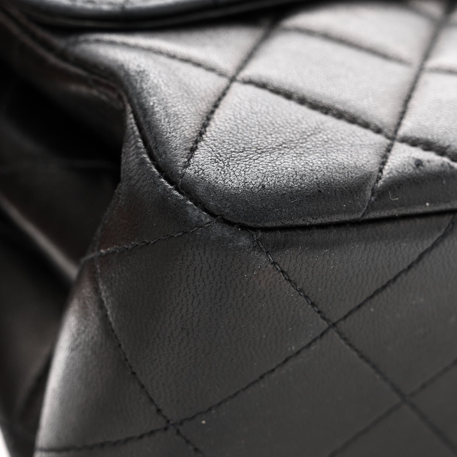 Chanel Lambskin Quilted Medium Double Sided Flap Black 15 of 16