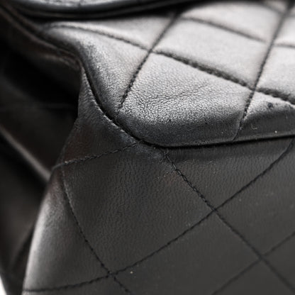 Chanel Lambskin Quilted Medium Double Sided Flap Black 15 of 16