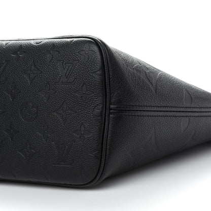 Louis Vuitton Empreinte Monogram Giant Neverfull MM Black 9 of 9