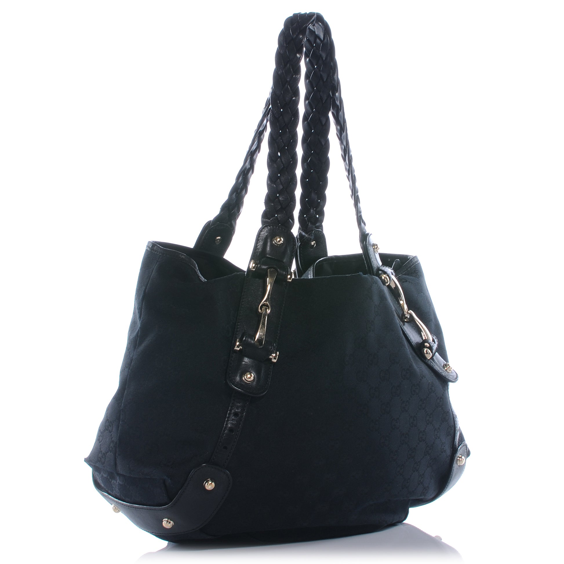 Gucci Monogram Pelham Medium Shoulder Bag Black 3 of 7