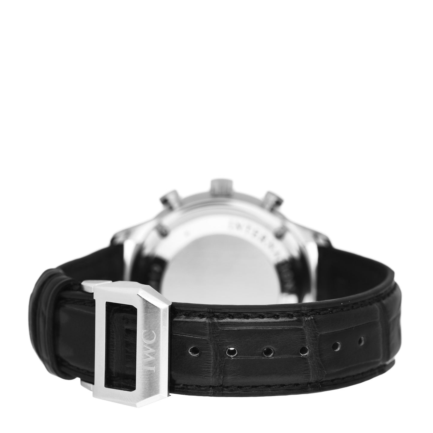 Stainless Steel Alligator 41mm Portuguese Chronograph Automatic Watch IW371446