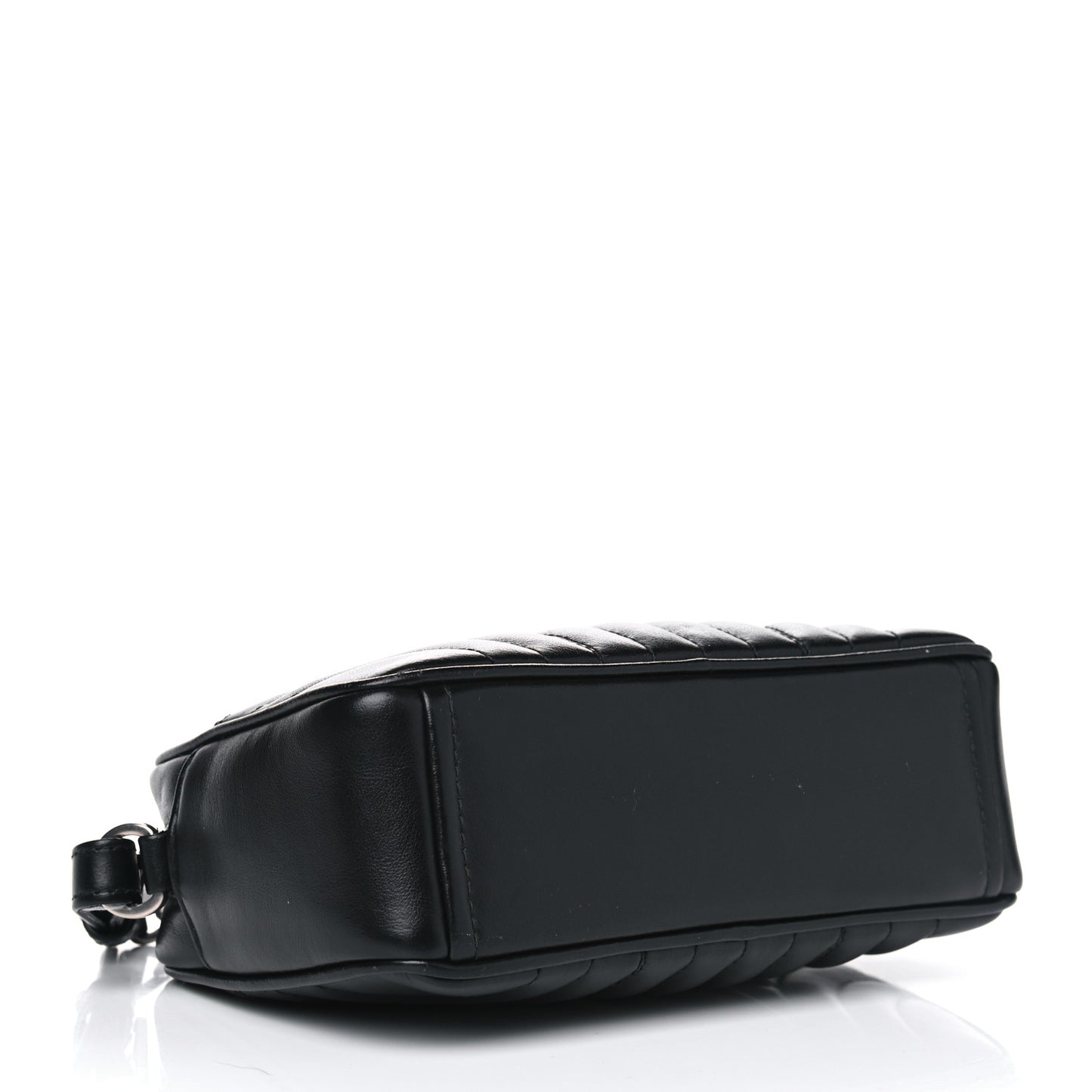 Soft Calfskin Diagramme Crossbody Bag Black