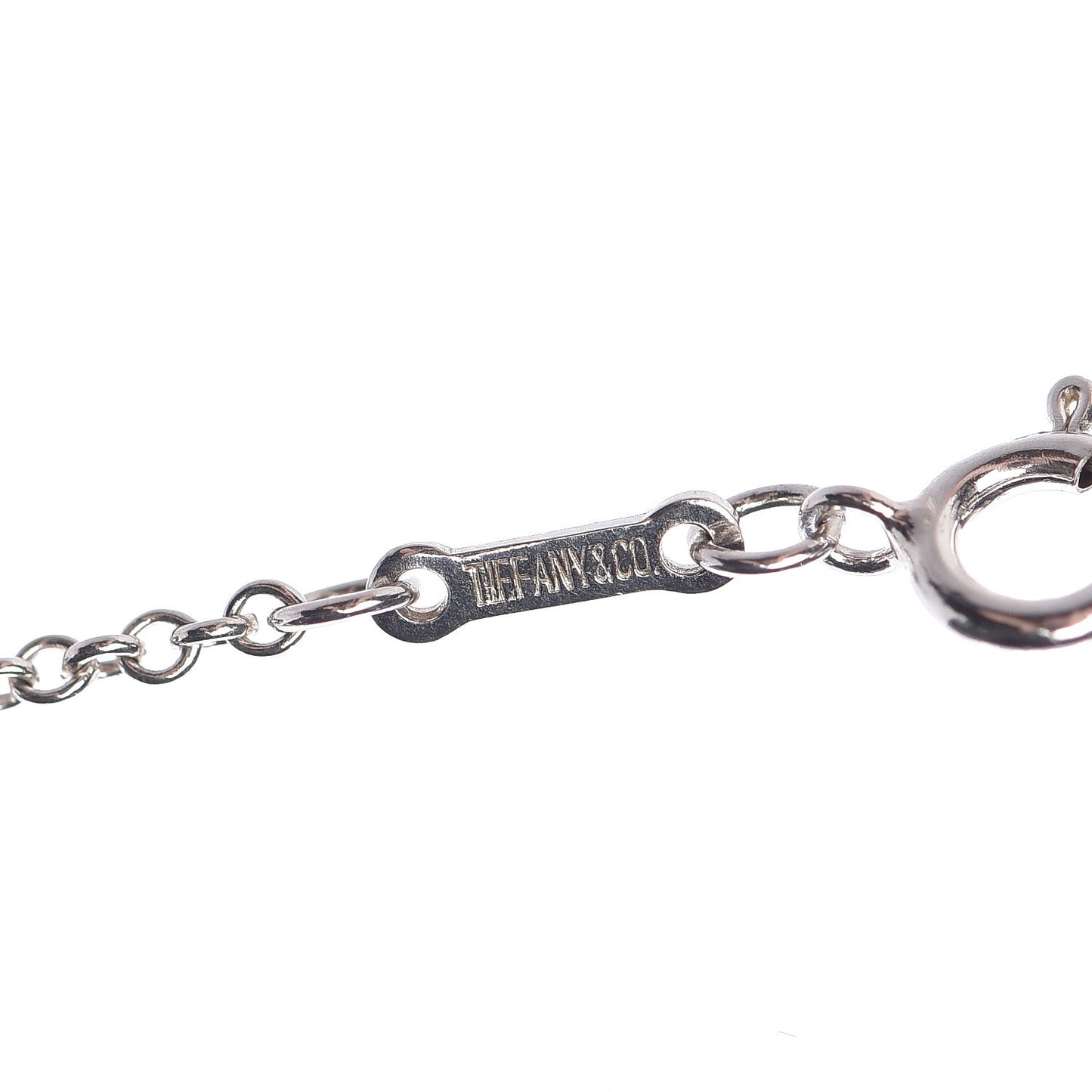 Sterling Silver Elsa Peretti 5 Open Hearts Necklace