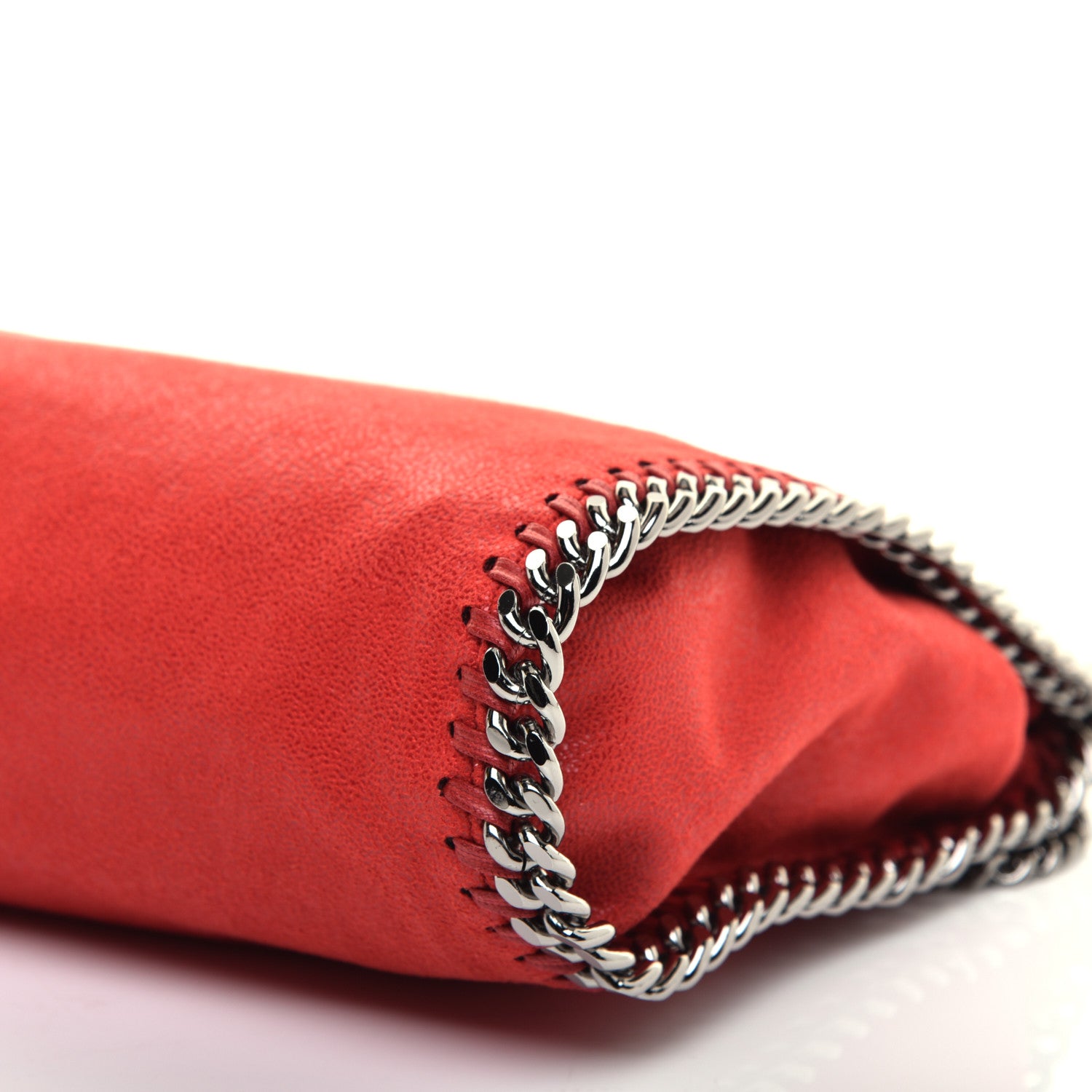 Stella McCartney Shaggy Deer Mini Falabella Fold Over Tote Lipstick 7 of 10