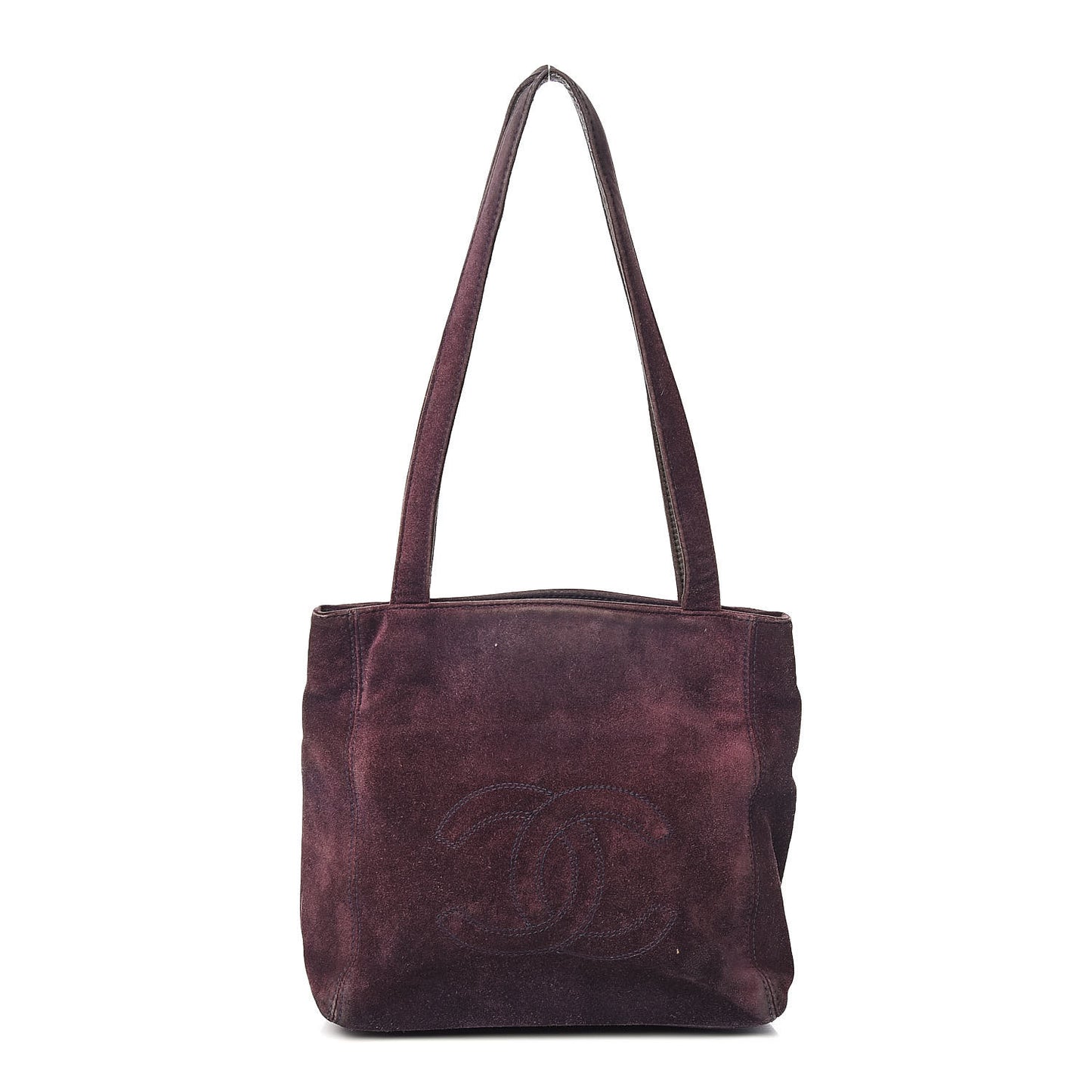 Suede CC Tote Purple