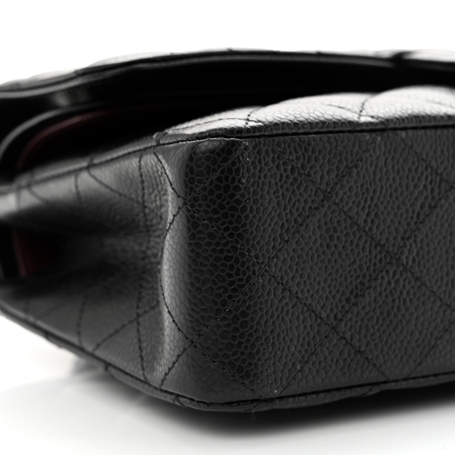 Chanel Caviar Quilted Medium Double Flap Black 9 of 11