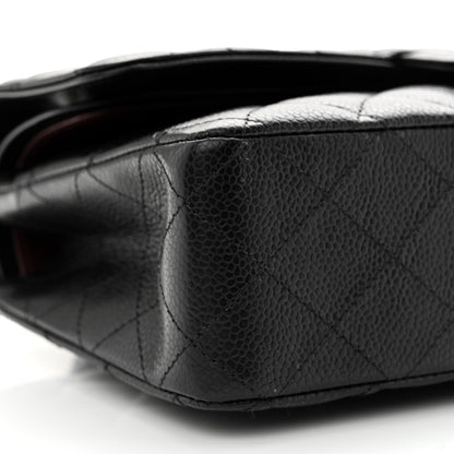 Chanel Caviar Quilted Medium Double Flap Black 9 of 11