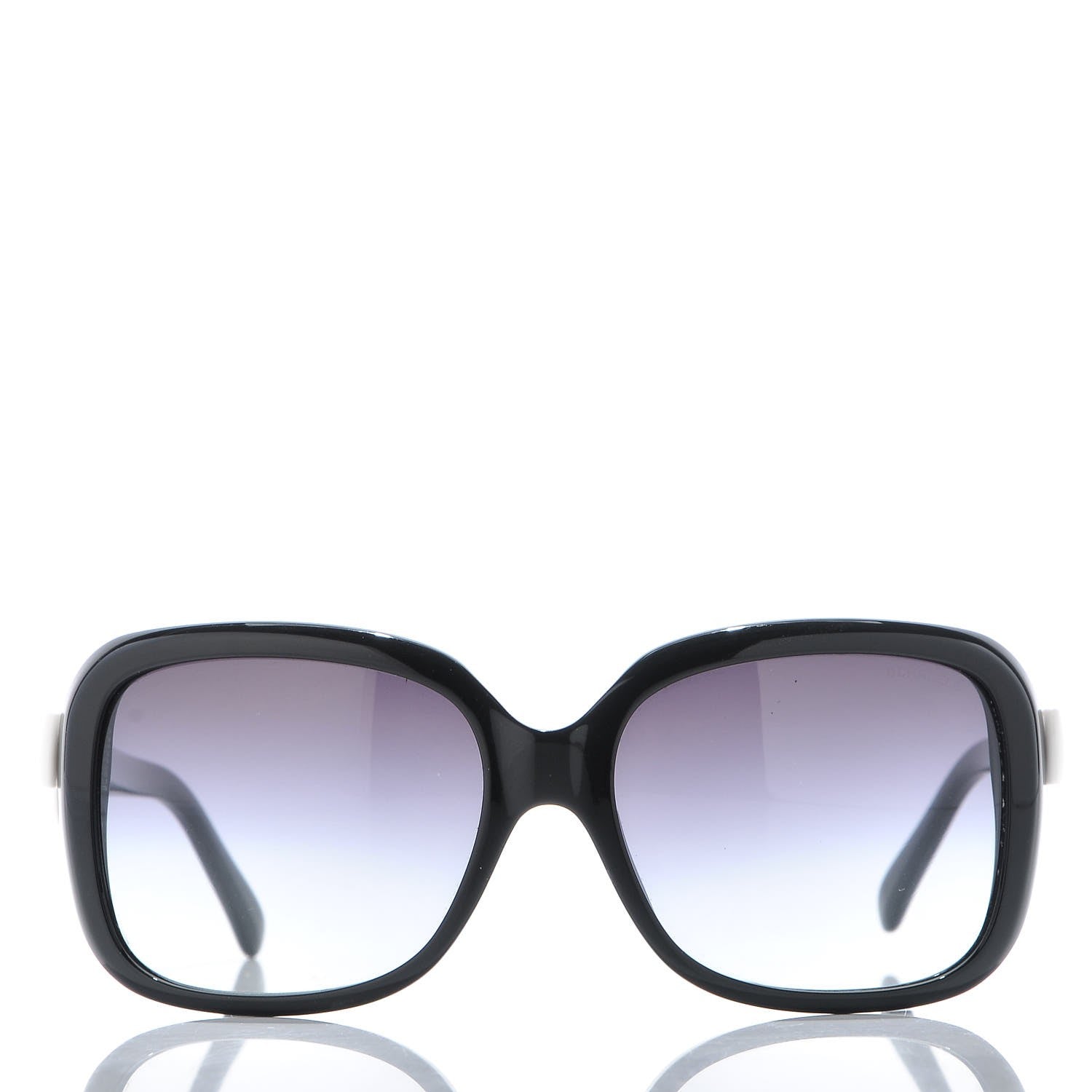 Chanel CC Bow Sunglasses 5171 Black White 2 of 9
