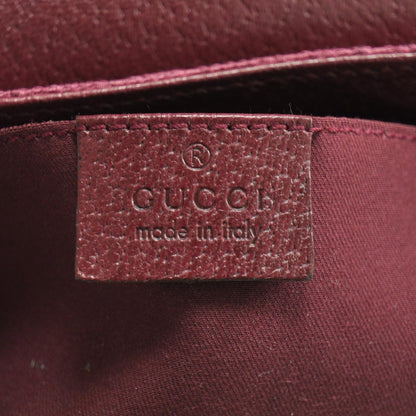 Gucci Monogram Horsebit Clutch Pink 8 of 9
