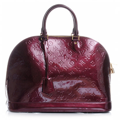 Louis Vuitton Vernis Alma GM Rouge Fauviste 1 of 7