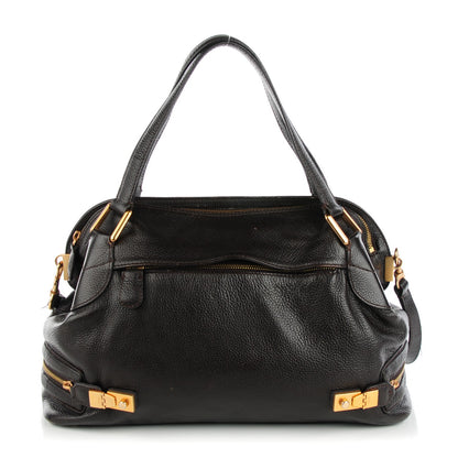 Chloe Calfskin Cary Zipped Shoulder Bag Anthracite 1 of 7