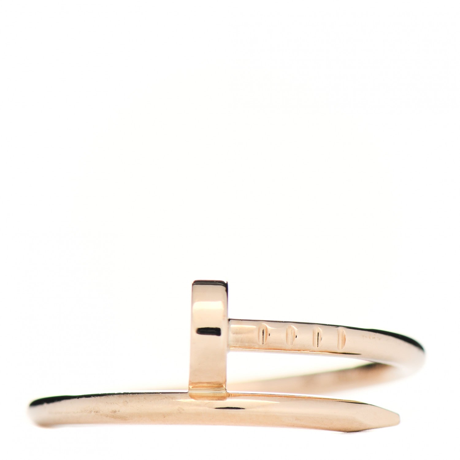 Cartier 18K Yellow Gold Small Juste Un Clou Ring 54 7 1 of 5
