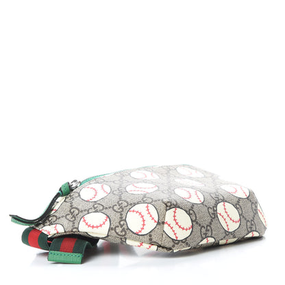 Gucci GG Supreme Monogram Baseballs Web Childrens Belt Bag 4 of 10