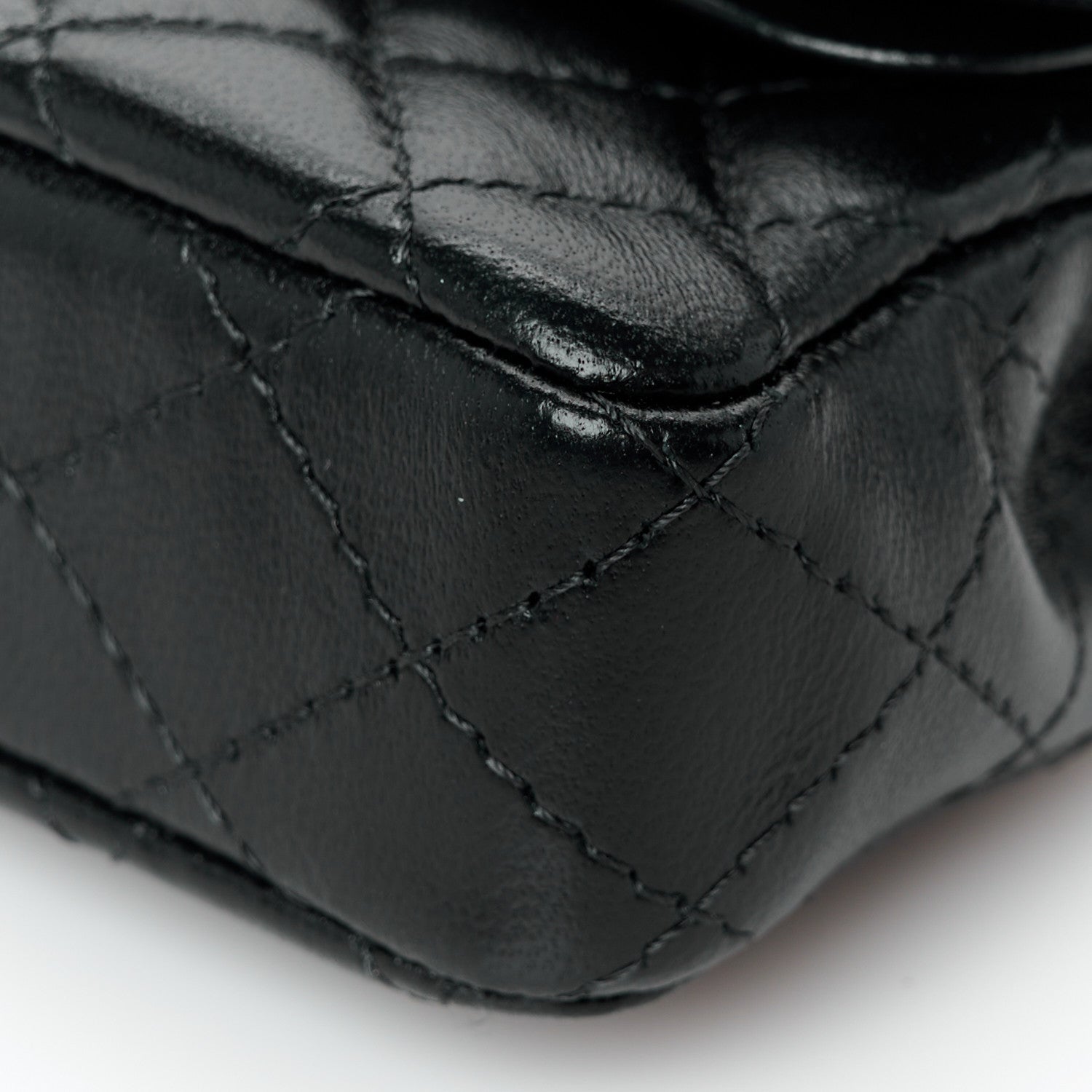 Chanel Lambskin Quilted Mini Double Flap With Hook Black 11 of 12