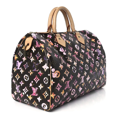 Louis Vuitton Watercolor Aquarelle Speedy 35 Brown 3 of 13