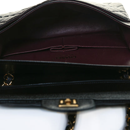 Chanel Caviar Quilted Medium Double Flap Black 5 of 13