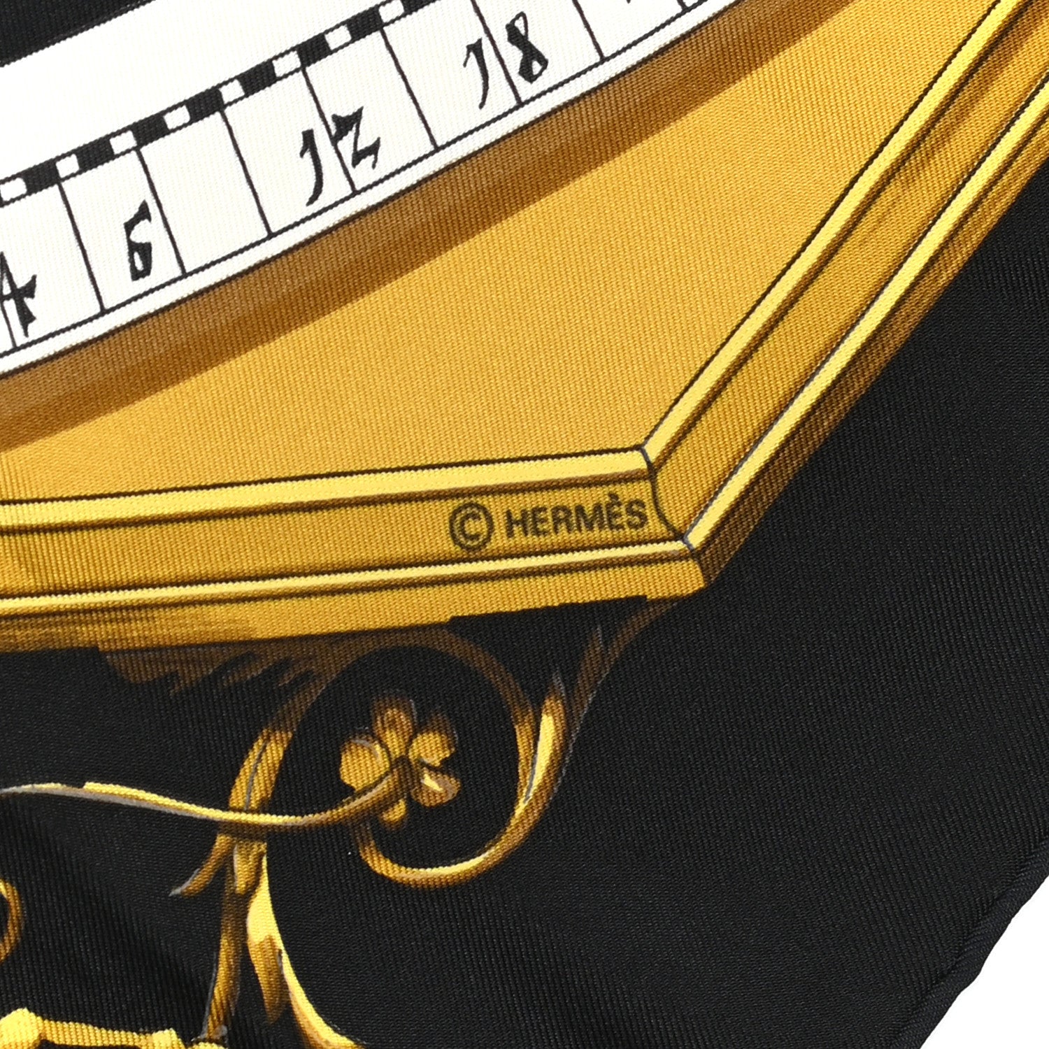 Hermes Silk Dies Et Hore Scarf 90 3 of 5
