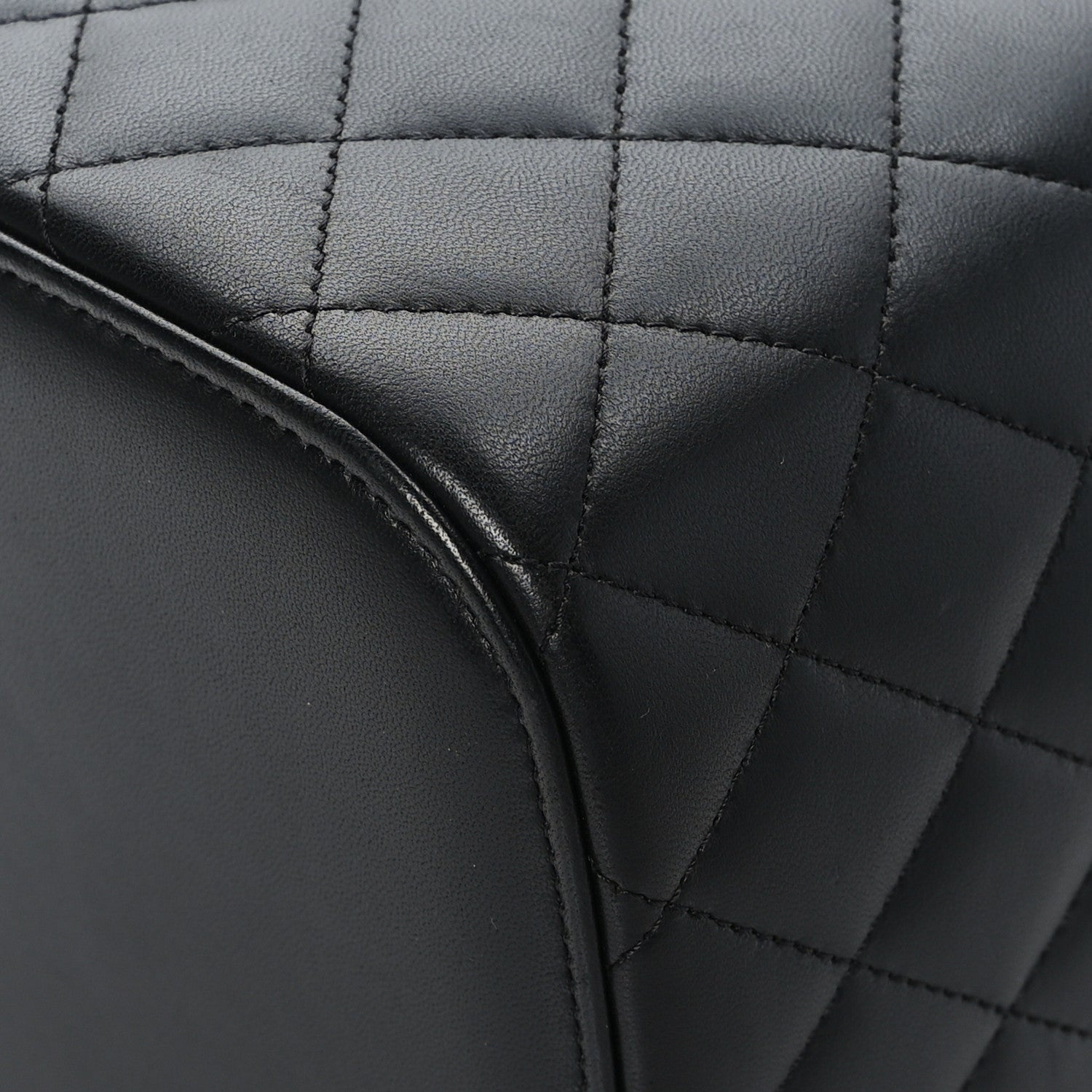Chanel Lambskin Quilted Vanity Pouch Black 10 of 12