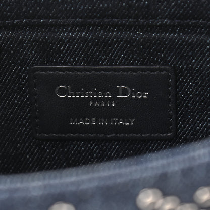 Christian Dior Denim Eyelet Lady D-Joy Blue 6 of 10