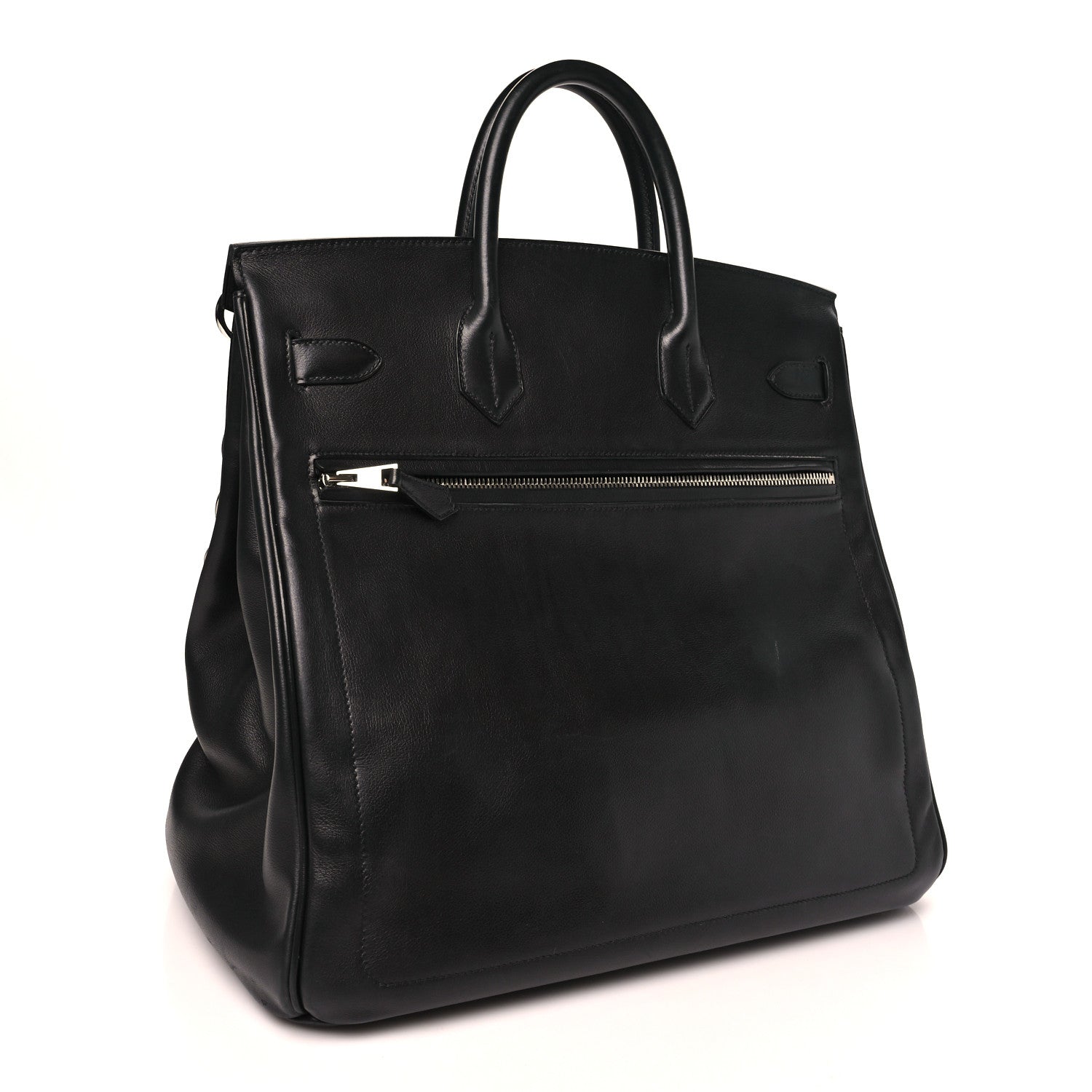 Hermes Veau Volupto Rock HAC Birkin 40 Black 2 of 12