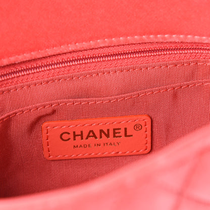 Chanel Velvet Quilted Mini Rectangular Pearl Crush Flap Pink 8 of 10