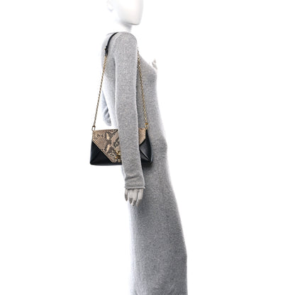 Louis Vuitton Snakeskin Calfskin Love Note Black 2 of 9