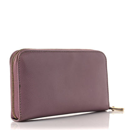 Burberry London Calfskin Zip Around Wallet Pink 3 of 9