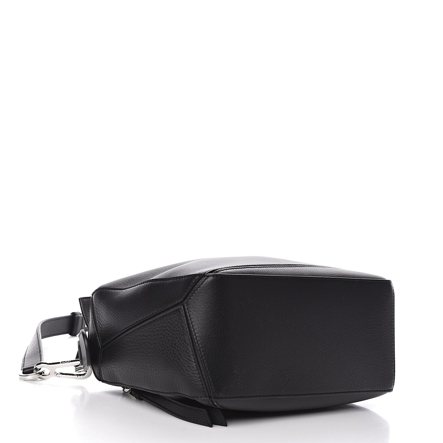 Calfskin Small Puzzle Bag Black