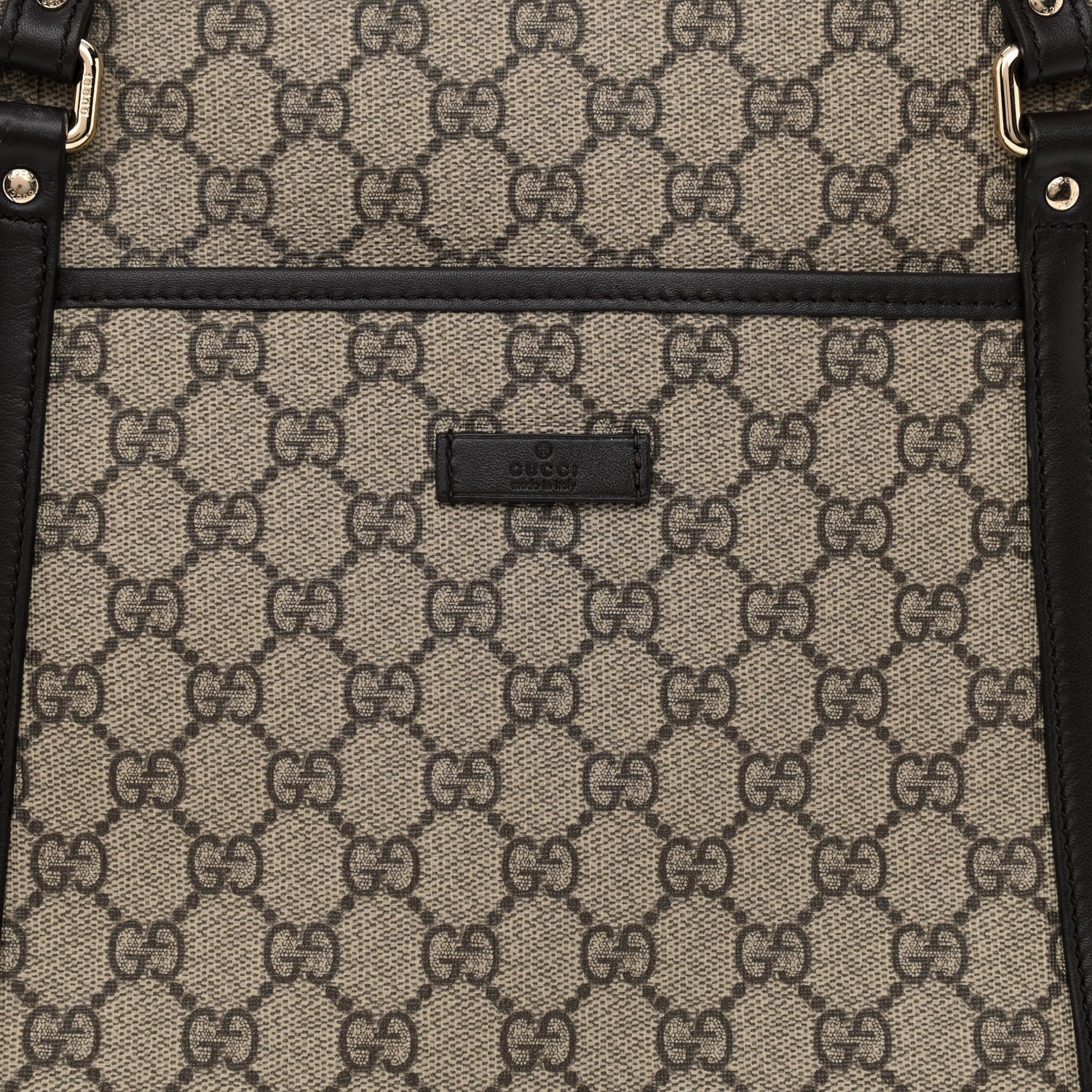 Gucci GG Supreme Monogram Medium Joy Tote Dark Brown 8 of 12