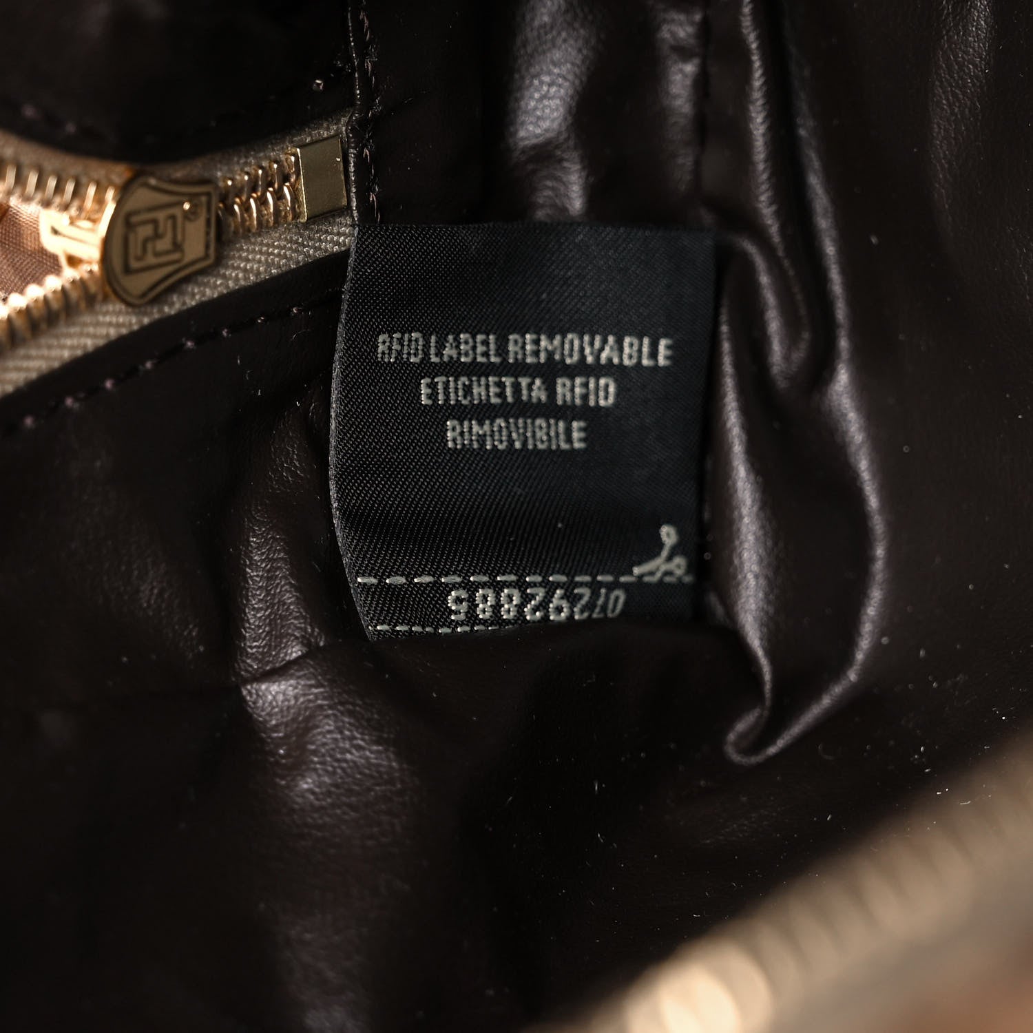 Fendi X SKIMS Nylon Small Trapezoid Beauty Pouch Sand 7 of 10