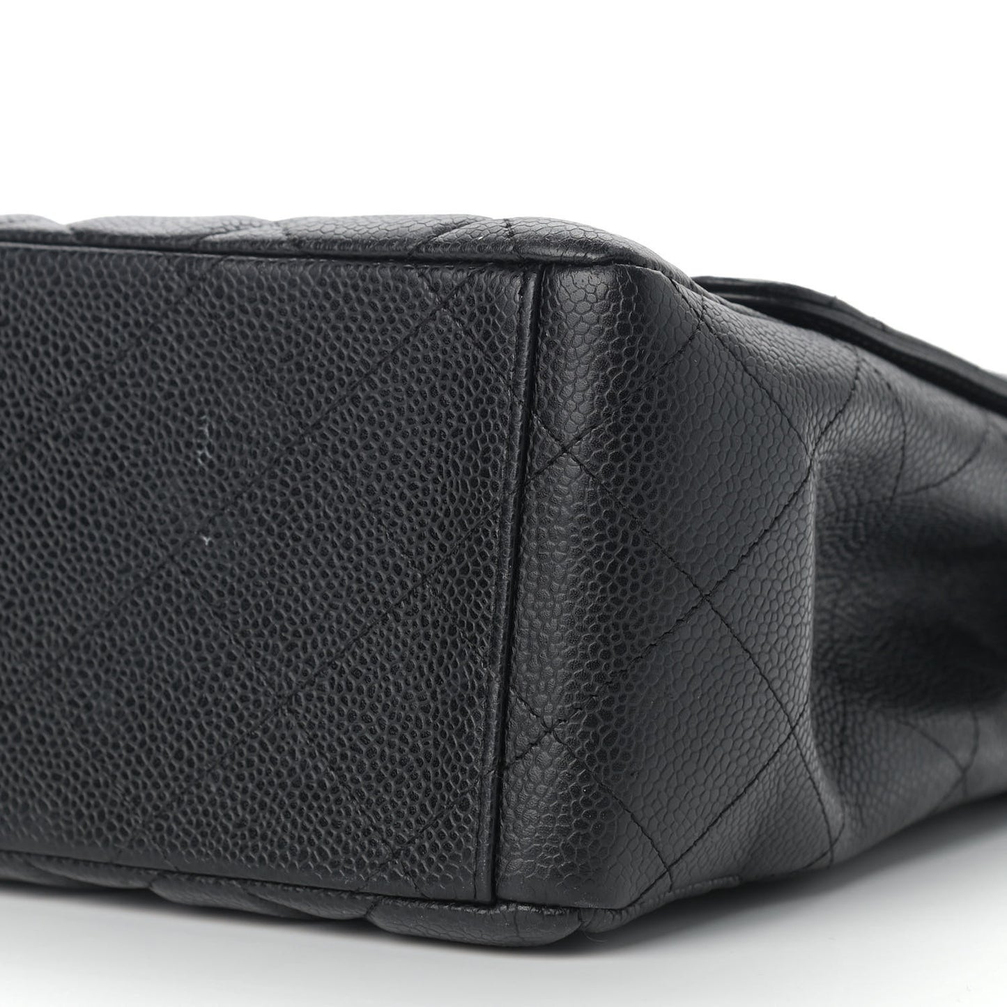 Caviar Quilted Maxi Single Flap Black