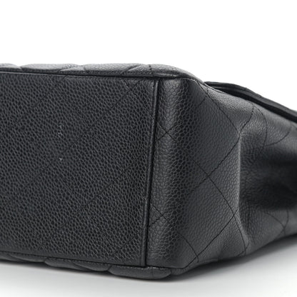 Chanel Caviar Quilted Maxi Single Flap Black 14 of 20