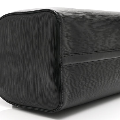Louis Vuitton Epi Speedy 35 Black Black 17 of 19