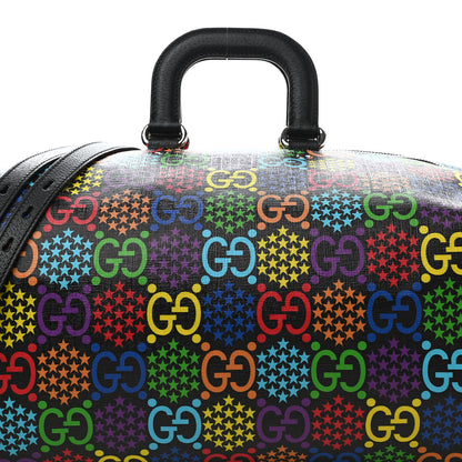 Gucci GG Supreme Monogram Psychedelic Duffle Backpack Black Multicolor 7 of 10