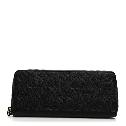 Louis Vuitton Empreinte Clemence Wallet Black 1 of 8
