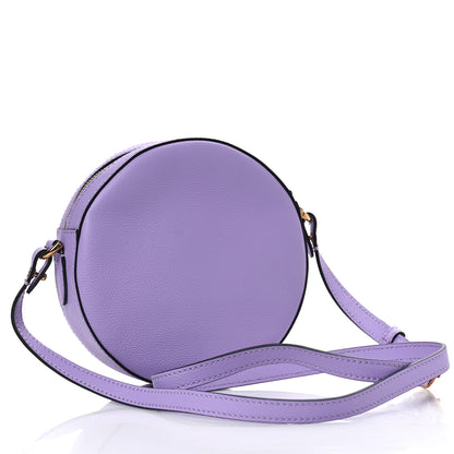 Versace Calfskin La Medusa Round Camera Bag Lilac 2 of 7